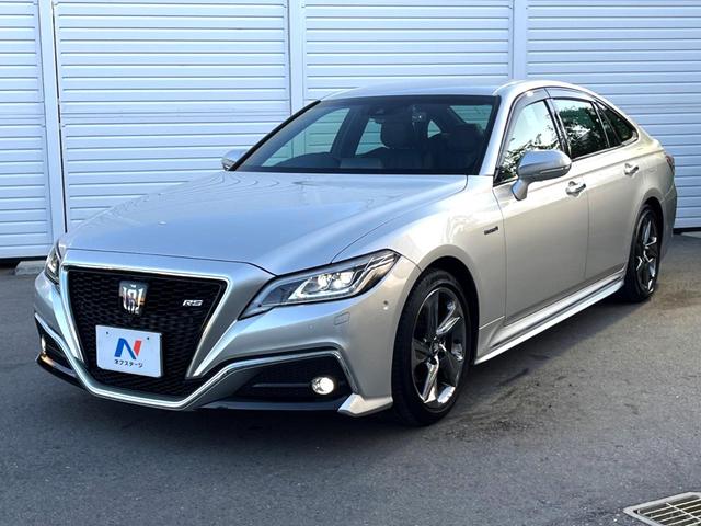 クラウンハイブリッド RSアドバンス レザーシートパッケージ セーフティパッケージプラス セーフティセンス ブラインドスポット 純正ナビ パノラミックビュー メモリー付パワーシート シートベンチレーション 三眼LEDヘッド パドルシフト(26枚目)