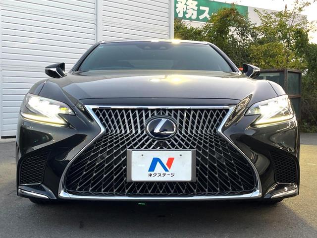 LS LS500h Iパッケージ ムーンルーフ 純正OP20インチAW セーフティシステムプラスA 黒革 パワーシート シートベンチレーション 純正12.3インチナビ パノラミックビュー 革巻きステアリング パドルシフト スマートキー(16枚目)