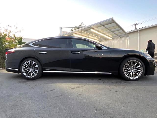 LS LS500h Iパッケージ ムーンルーフ 純正OP20インチAW セーフティシステムプラスA 黒革 パワーシート シートベンチレーション 純正12.3インチナビ パノラミックビュー 革巻きステアリング パドルシフト スマートキー(37枚目)