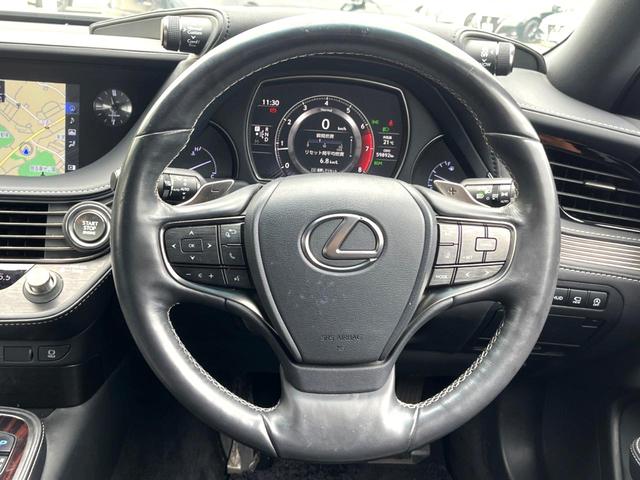 LS LS500 Iパッケージ ムーンルーフ セーフティシステムプラスA 黒革シート 純正12.3インチナビ パノラミックビュー パワーシート シートベンチレーション シートヒーター 純正19インチAW 革巻きステアリング 禁煙車(11枚目)