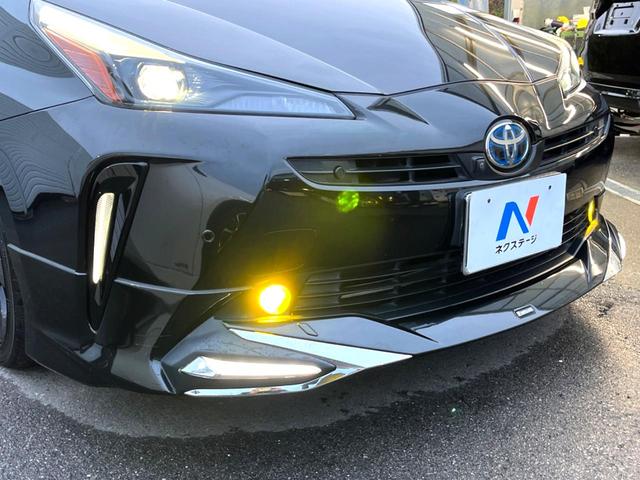 プリウス Aツーリングセレクション・ブラックエディション 特別仕様車 モデリスタフルエアロ ALPINEナビ パノラミックビュー セーフティセンス ブラインドスポット インテリジェントクリアランスソナー インテリジェントパーキングアシスト パワーシート 禁煙(3枚目)