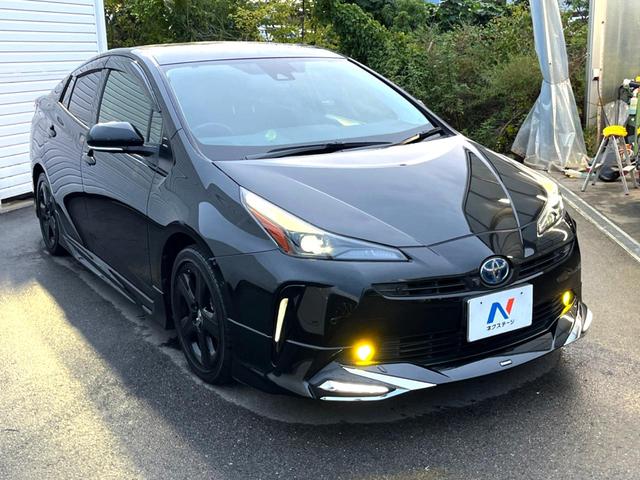 プリウス Aツーリングセレクション・ブラックエディション 特別仕様車 モデリスタフルエアロ ALPINEナビ パノラミックビュー セーフティセンス ブラインドスポット インテリジェントクリアランスソナー インテリジェントパーキングアシスト パワーシート 禁煙(18枚目)