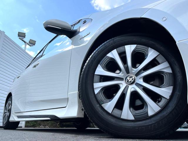 プリウス Aプレミアム 後期 モデリスタエアロ ムーンルーフ セーフティセンス 純正ナビ バックカメラ 黒革 ブラインドスポット LEDヘッド レーダークルーズ 純正15インチAW シートベンチレーション 革巻きステアリング(14枚目)