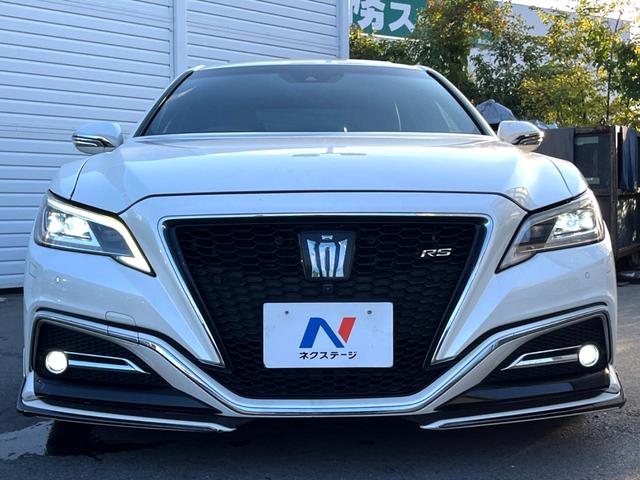 クラウンハイブリッド RSアドバンス モデリスタエアロキット ムーンルーフ レザーシートパッケージ デジタルインナーミラー セーフティパッケージプラス 純正ナビ パノラミックビュー 三眼LEDヘッド 純正18インチAW パドルシフト 禁煙(17枚目)