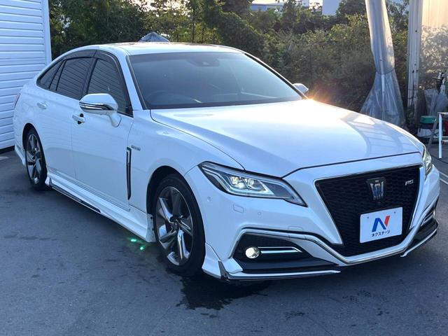 クラウンハイブリッド RSアドバンス モデリスタエアロキット ムーンルーフ レザーシートパッケージ デジタルインナーミラー セーフティパッケージプラス 純正ナビ パノラミックビュー 三眼LEDヘッド 純正18インチAW パドルシフト 禁煙(19枚目)