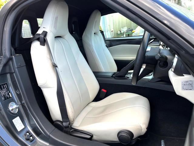 ロードスター Sレザーパッケージ ホワイトセレクション MT BOSE マツダコネクト バックカメラ 白革 セーフティパッケージ ブラインドスポット シートヒーター LEDヘッド スマートシティーブレーキサポート 純正16インチアルミ 革巻きステアリング(10枚目)