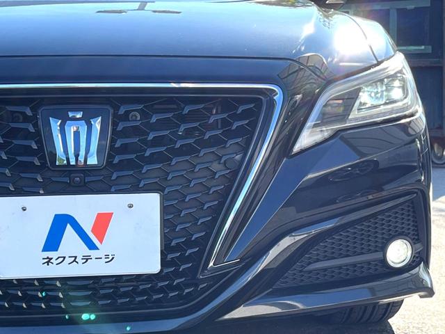 クラウンハイブリッド G Four 後期 セーフティパッケージプラス セーフティセンス 純正12.3インチナビ パノラミックビュー 黒革 ブラインドスポット 三眼LEDヘッド 純正18インチAW メモリー付パワーシート シートヒーター(27枚目)