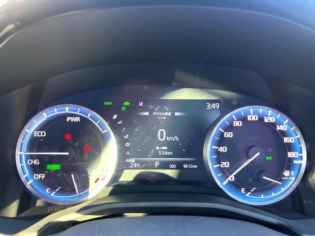 クラウンハイブリッド ＲＳ　Ｆｏｕｒ　リミテッドＩＩ　後期　セーフティセンス　純正１２．３インチナビ　バックカメラ　黒革　ブラインドスポット　三眼ＬＥＤヘッド　パワーシート　シートベンチレーション　純正１８インチＡＷ　革巻きステアリング　スマートキー（53枚目）