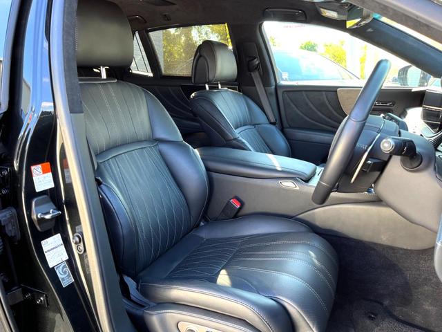 LS LS500 バージョンL 後期 モデリスタエアロ TRD21インチ鍛造AW マークレビンソン セーフティシステムプラスA 純正12.3インチSDナビ パノラミックビュー 黒革 パワーシート シートベンチレーション パドルシフト(12枚目)