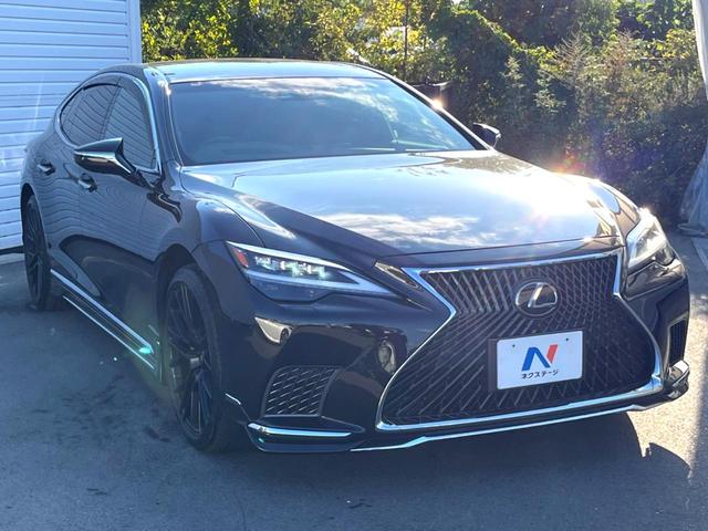 LS LS500 バージョンL 後期 モデリスタエアロ TRD21インチ鍛造AW マークレビンソン セーフティシステムプラスA 純正12.3インチSDナビ パノラミックビュー 黒革 パワーシート シートベンチレーション パドルシフト(20枚目)