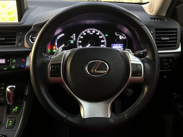 CT CT200h バージョンC 純正ナビ バックカメラ クルーズコントロール シートヒーター 純正16インチAW LEDヘッド 純正革巻きステアリング パドルシフト デュアルオートエアコン スマートキー ETC オートライト 禁煙車(11枚目)