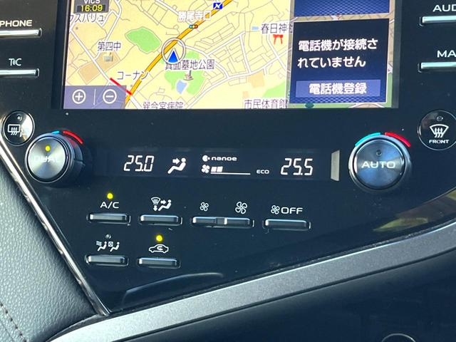 カムリ Ｇ　ブラインドスポット　純正８インチディスプレイオーディオ　バックカメラ　セーフティセンス　インテリジェントクリアランスソナー　ＬＥＤヘッド　パワーシート　純正１７インチＡＷ　革巻きステアリング　禁煙車（53枚目）