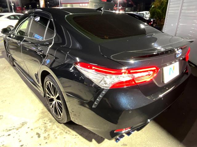 カムリ ＷＳ　ＴＲＤエアロ　純正ＯＰ１８インチアルミ　セーフティセンス　インテリジェントクリアランスソナー　純正８インチディスプレイオーディオ　バックカメラ　ハーフレザー　パワーシート　革巻きステアリング　禁煙車（32枚目）