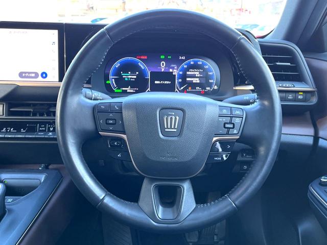 クラウンクロスオーバー Gアドバンスド・レザーパッケージ デジタルインナーミラー 黒革 純正12.3インチディスプレイオーディオ パノラミックビュー セーフティセンス パーキングサポートブレーキ 4眼LEDヘッド メモリー付パワーシート 純正21インチAW(10枚目)