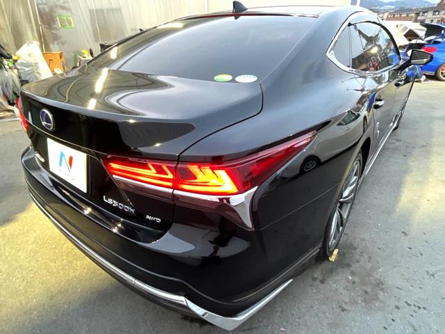 LS LS500h Fスポーツ ムーンルーフ デジタルインナーミラー モデリスタリヤスカート セーフティシステムプラスA 純正12.3インチナビ パノラミックビュー 黒革 パワーシート シートベンチレーション LEDヘッド 禁煙車(17枚目)
