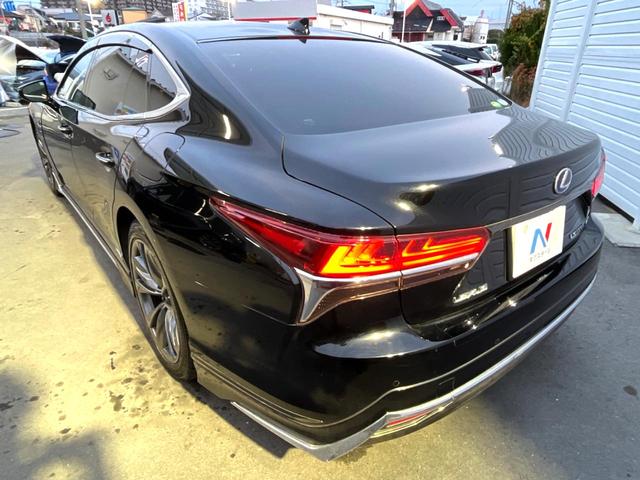 LS LS500h Fスポーツ ムーンルーフ デジタルインナーミラー モデリスタリヤスカート セーフティシステムプラスA 純正12.3インチナビ パノラミックビュー 黒革 パワーシート シートベンチレーション LEDヘッド 禁煙車(26枚目)
