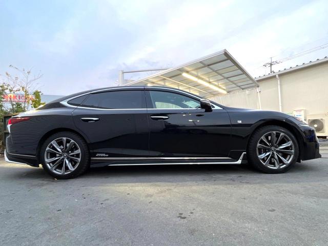 LS LS500h Fスポーツ ムーンルーフ デジタルインナーミラー モデリスタリヤスカート セーフティシステムプラスA 純正12.3インチナビ パノラミックビュー 黒革 パワーシート シートベンチレーション LEDヘッド 禁煙車(32枚目)