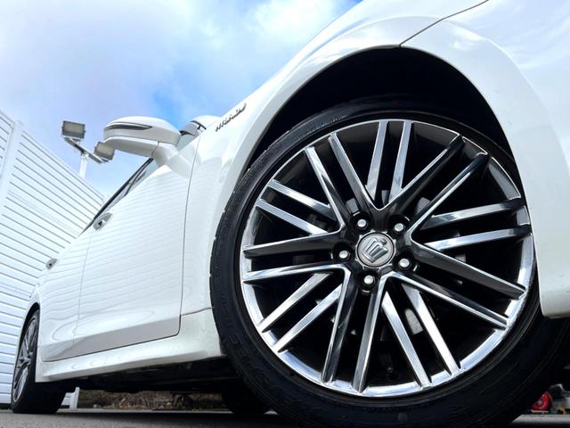 クラウンハイブリッド アスリートＳ　黒革　純正ＯＰ１８インチスパッタリングＡＷ　アドバンストパッケージ　純正ナビ　バックカメラ　インテリジェントクリアランスソナー　シートベンチレーション　ＨＩＤヘッド　レーダークルーズ　ＥＴＣ　禁煙車（14枚目）