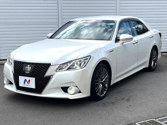 クラウンハイブリッド アスリートＳ　黒革　純正ＯＰ１８インチスパッタリングＡＷ　アドバンストパッケージ　純正ナビ　バックカメラ　インテリジェントクリアランスソナー　シートベンチレーション　ＨＩＤヘッド　レーダークルーズ　ＥＴＣ　禁煙車（28枚目）