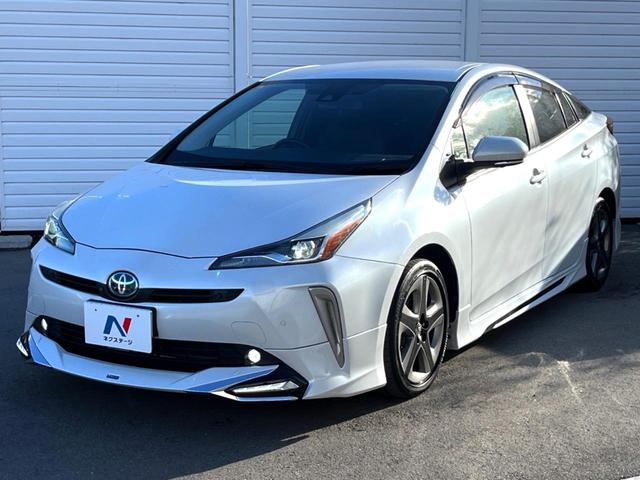 プリウス Ｓツーリングセレクション　後期　モデリスタフルエアロ　純正８インチディスプレイオーディオ　パノラミックビュー　セーフティセンス　インテリジェントクリアランスソナー　黒合皮シート　シートヒーター　ＬＥＤヘッド　純正１７インチＡＷ（29枚目）