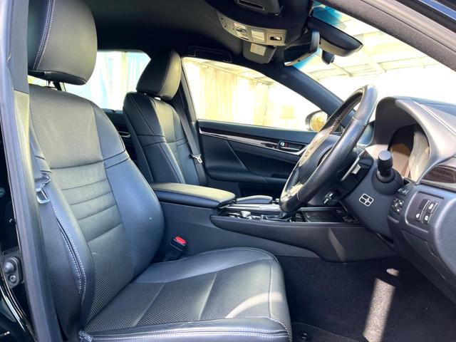ＧＳ ＧＳ３５０　Ｆスポーツ　後期　三眼ＬＥＤヘッド　黒革　ブラインドスポット　クリアランスソナー　純正１２．３インチナビ　バックカメラ　レーダークルーズ　パワーシート　シートヒーター　シートベンチレーション　　純正１９インチＡＷ（10枚目）