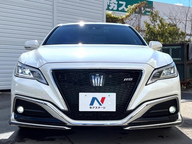 クラウンハイブリッド ＲＳ　リミテッド　モデリスタエアロ＆マフラー　セーフティパッケージプラス　ブラインドスポット　セーフティセンス　三眼ＬＥＤヘッド　純正ナビ　パノラミックビュー　パワーシート　シートヒーター　革巻きステアリング　禁煙車（15枚目）