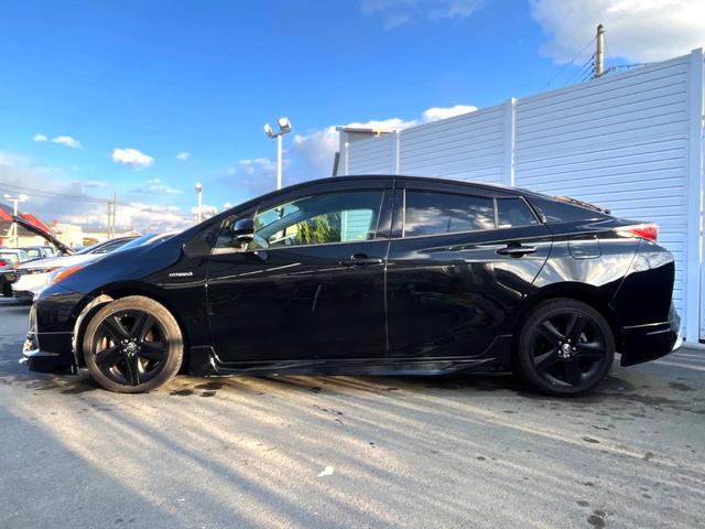 プリウス Sツーリングセレクション モデリスタエアロ 純正ナビ バックカメラ LEDヘッド 黒合皮シート シートヒーター 純正17インチブラック塗装AW 横滑り防止 ETC スマートキー オートライト Bluetooth 禁煙車(26枚目)