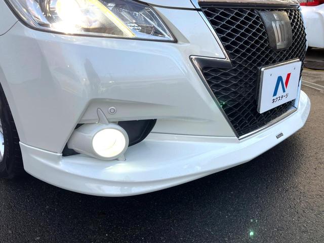 クラウン アスリートＳ　モデリスタエアロ　プリクラッシュセーフティ　レーダークルーズ　インテリジェントクリアランスソナー　黒革シート　シートベンチレーション　純正ナビ　バックソナー　ＨＩＤヘッドライト　純正１７インチＡＷ（3枚目）