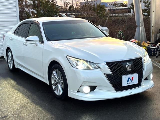 クラウン アスリートＳ　モデリスタエアロ　プリクラッシュセーフティ　レーダークルーズ　インテリジェントクリアランスソナー　黒革シート　シートベンチレーション　純正ナビ　バックソナー　ＨＩＤヘッドライト　純正１７インチＡＷ（17枚目）