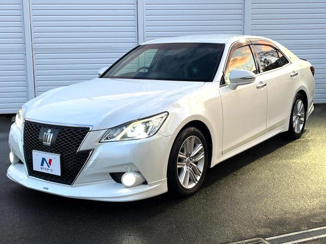 クラウン アスリートＳ　モデリスタエアロ　プリクラッシュセーフティ　レーダークルーズ　インテリジェントクリアランスソナー　黒革シート　シートベンチレーション　純正ナビ　バックソナー　ＨＩＤヘッドライト　純正１７インチＡＷ（23枚目）