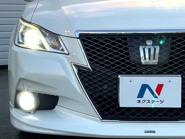 クラウン アスリートＳ　モデリスタエアロ　プリクラッシュセーフティ　レーダークルーズ　インテリジェントクリアランスソナー　黒革シート　シートベンチレーション　純正ナビ　バックソナー　ＨＩＤヘッドライト　純正１７インチＡＷ（24枚目）