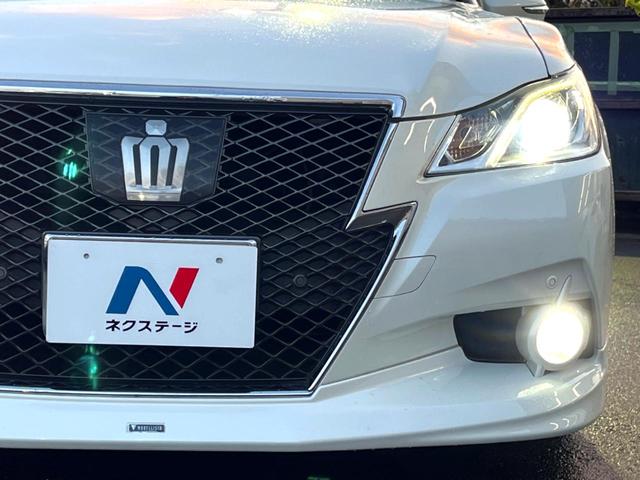 クラウン アスリートＳ　モデリスタエアロ　プリクラッシュセーフティ　レーダークルーズ　インテリジェントクリアランスソナー　黒革シート　シートベンチレーション　純正ナビ　バックソナー　ＨＩＤヘッドライト　純正１７インチＡＷ（26枚目）