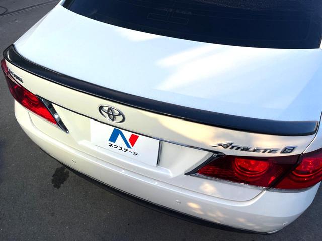 クラウン アスリートＳ　モデリスタエアロ　プリクラッシュセーフティ　レーダークルーズ　インテリジェントクリアランスソナー　黒革シート　シートベンチレーション　純正ナビ　バックソナー　ＨＩＤヘッドライト　純正１７インチＡＷ（32枚目）