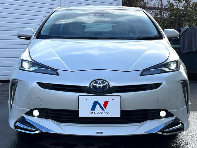 プリウス Sツーリングセレクション 後期 モデリスタエアロ クールグレー内装/合皮シート セーフティセンス 純正ナビ バックカメラ レーダークルーズ シートヒーター 純正17インチブラック塗装AW ハイビームアシスト ETC 禁煙車(13枚目)