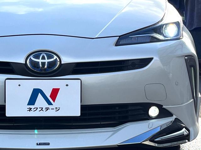 プリウス Sツーリングセレクション 後期 モデリスタエアロ クールグレー内装/合皮シート セーフティセンス 純正ナビ バックカメラ レーダークルーズ シートヒーター 純正17インチブラック塗装AW ハイビームアシスト ETC 禁煙車(24枚目)