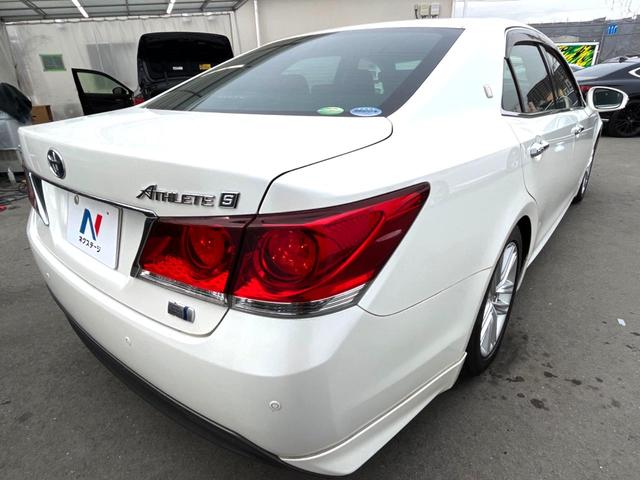 クラウンハイブリッド アスリートS プリクラッシュセーフティ レーダークルーズ インテリジェントクリアランスソナー 純正ナビ バックカメラ HIDヘッド 純正17インチAW パワーシート シートヒーター スマートキー ETC 禁煙車(17枚目)