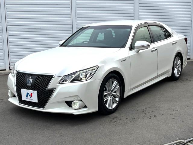 クラウンハイブリッド アスリートS プリクラッシュセーフティ レーダークルーズ インテリジェントクリアランスソナー 純正ナビ バックカメラ HIDヘッド 純正17インチAW パワーシート シートヒーター スマートキー ETC 禁煙車(28枚目)