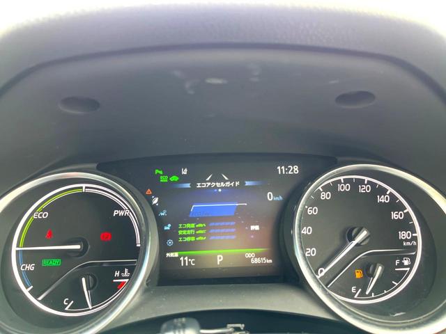 カムリ WS ツートーンカラー 純正ナビ バックカメラ 純正OP18インチAW セーフティセンス ハーフレザー パワーシート LEDヘッド パドルシフト インテリジェントクリアランスソナー 革巻きステアリング 禁煙(63枚目)