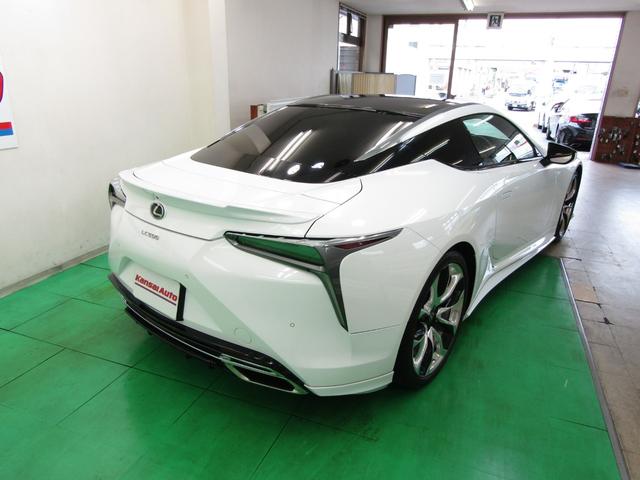 ＬＣ ＬＣ５００　Ｓパッケージ　ワンオーナー　ＴＲＤエアロ　純正ナビ　フルセグ　バックカメラ　オートエアコン　スマートキー　プッシュスタート　ＬＥＤヘッド　バックフォグ　ＥＴＣ２．０　ＨＵＤ　アクティブリアウィング　ハーフレザー（6枚目）