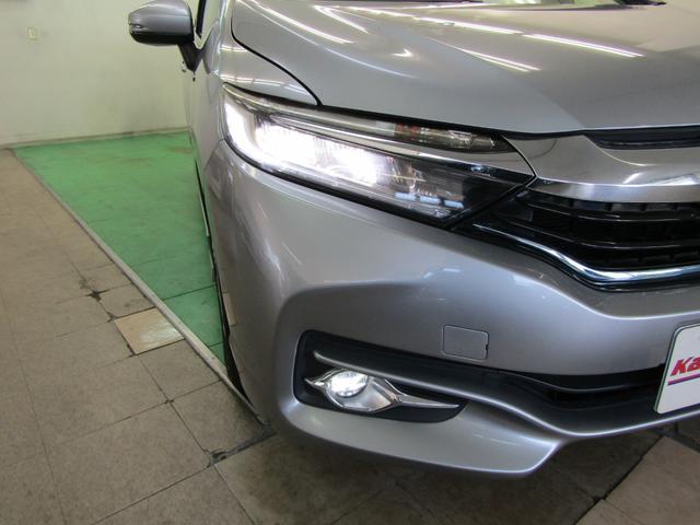 シャトル ハイブリッドＺ　ホンダセンシング　１オーナー　ＳＤナビ　フルセグ　ブルートゥース　バックカメラ　ビルトインＥＴＣ　オートライト　ＬＥＤヘッド　フォグ　ハーフレザー　シートヒーター　パドルシフト　１６アルミ　チルトステア　ステアスイッチ（35枚目）