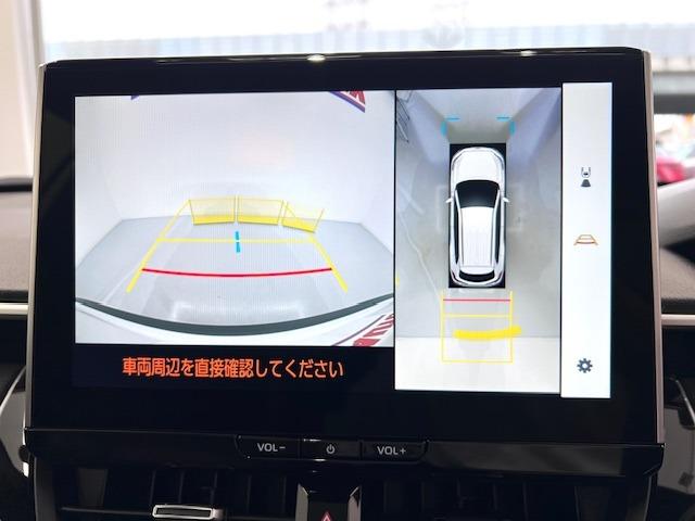 カローラクロス ハイブリッド　Ｚ　ＭＯＤＥＬＬＩＳＴＡエアロ　１０．５ＤＡ　全周囲カメラ　ＢＳＭ　パノラマルーフ　ＨＤＭＩ・ＵＳＢ　寒冷地仕様　アドバンストパーク　ＥＴＣ２．０　電動バックドア　リヤフォグランプ　純正フロアマット（11枚目）