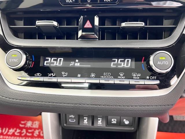 カローラクロス ハイブリッド　Ｚ　ＭＯＤＥＬＬＩＳＴＡエアロ　１０．５ＤＡ　全周囲カメラ　ＢＳＭ　パノラマルーフ　ＨＤＭＩ・ＵＳＢ　寒冷地仕様　アドバンストパーク　ＥＴＣ２．０　電動バックドア　リヤフォグランプ　純正フロアマット（23枚目）