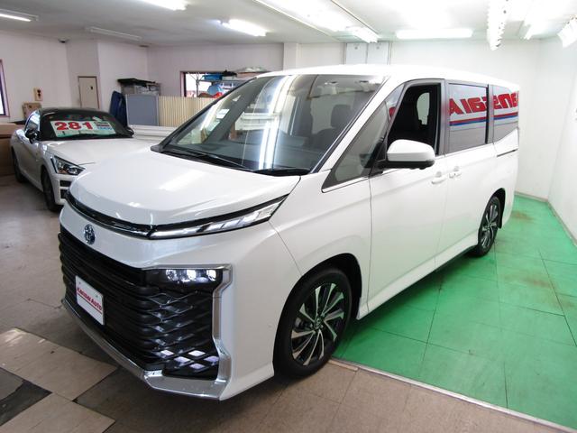 ヴォクシー ハイブリッドS-Z 登録済未使用車 トヨタチームメイト ETC2.0 全方位モニター 10.5インチナビ ユニバーサルステップ フリップD 両側電動ドア 17アルミ オートライト LEDヘッド ハーフレザー シートヒータ(64枚目)