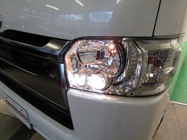 ハイエースバン ロングスーパーGL ダークプライムS 登録済未使用車 4WD 寒冷地仕様 TSS SDナビ フルセグ DVD Aモニター Dインナーミラー 100V電源 ETC スマートキー オートライト LEDヘッド ハーフレザー 両側電動ドア(42枚目)