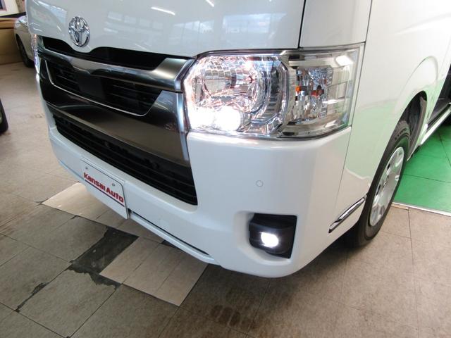 ハイエースバン ロングスーパーGL ダークプライムS 登録済未使用車 4WD 寒冷地仕様 TSS SDナビ フルセグ DVD Aモニター Dインナーミラー 100V電源 ETC スマートキー オートライト LEDヘッド ハーフレザー 両側電動ドア(43枚目)