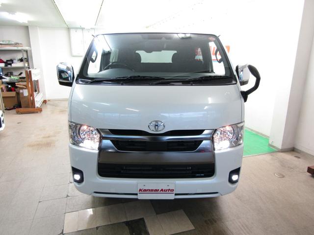 ハイエースバン ロングスーパーGL ダークプライムS 登録済未使用車 4WD 寒冷地仕様 TSS SDナビ フルセグ DVD Aモニター Dインナーミラー 100V電源 ETC スマートキー オートライト LEDヘッド ハーフレザー 両側電動ドア(53枚目)