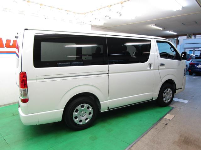 ハイエースバン ロングスーパーGL ダークプライムS 登録済未使用車 4WD 寒冷地仕様 TSS SDナビ フルセグ DVD Aモニター Dインナーミラー 100V電源 ETC スマートキー オートライト LEDヘッド ハーフレザー 両側電動ドア(55枚目)