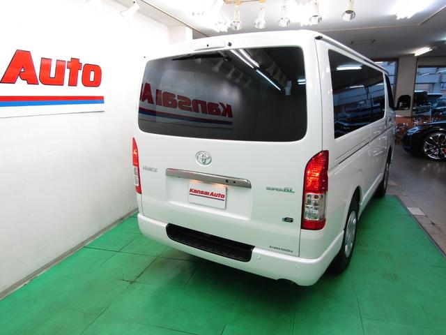 ハイエースバン ロングスーパーGL ダークプライムS 登録済未使用車 4WD 寒冷地仕様 TSS SDナビ フルセグ DVD Aモニター Dインナーミラー 100V電源 ETC スマートキー オートライト LEDヘッド ハーフレザー 両側電動ドア(56枚目)