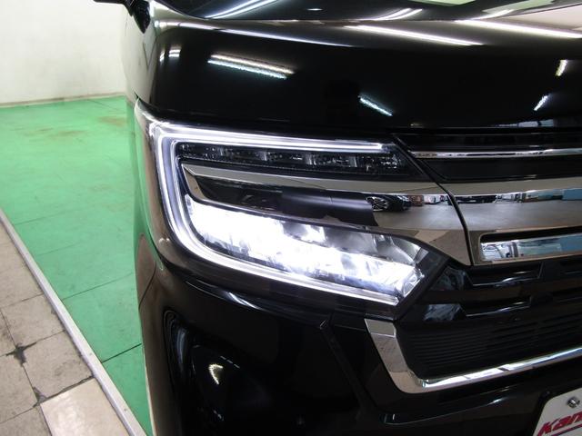 Ｎ－ＢＯＸカスタム ＥＸターボ　ワンオーナー　ホンダセンシング　９インチナビ　ＤＶＤ　フルセグ　Ｂｌｕｅｔｏｏｔｈ　ソナー　ＵＳＢ　バックカメラ　ＥＴＣ　両側電動ドア　スマートキー　オートライト　ＬＥＤヘッド　フォグ　ハーフレザー（51枚目）