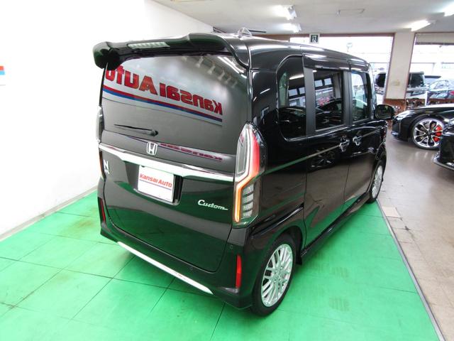 Ｎ－ＢＯＸカスタム ＥＸターボ　ワンオーナー　ホンダセンシング　９インチナビ　ＤＶＤ　フルセグ　Ｂｌｕｅｔｏｏｔｈ　ソナー　ＵＳＢ　バックカメラ　ＥＴＣ　両側電動ドア　スマートキー　オートライト　ＬＥＤヘッド　フォグ　ハーフレザー（68枚目）